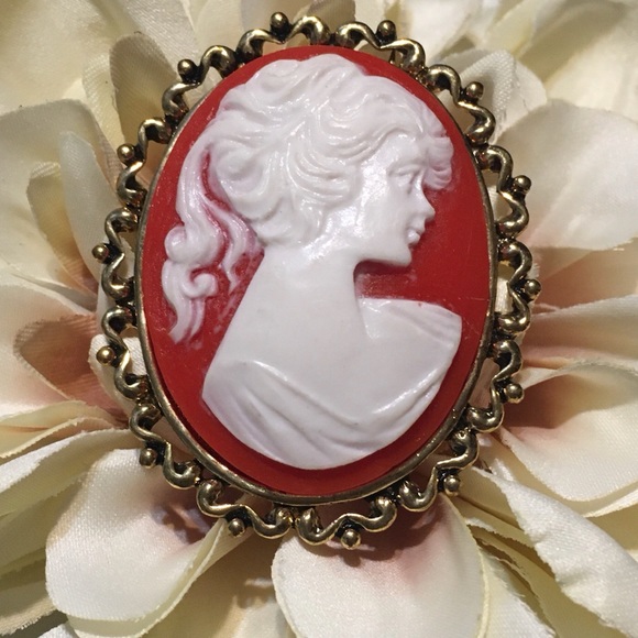 Jewelry - Cameo Brooch Pin